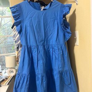 English-factory Women's Blue Dress